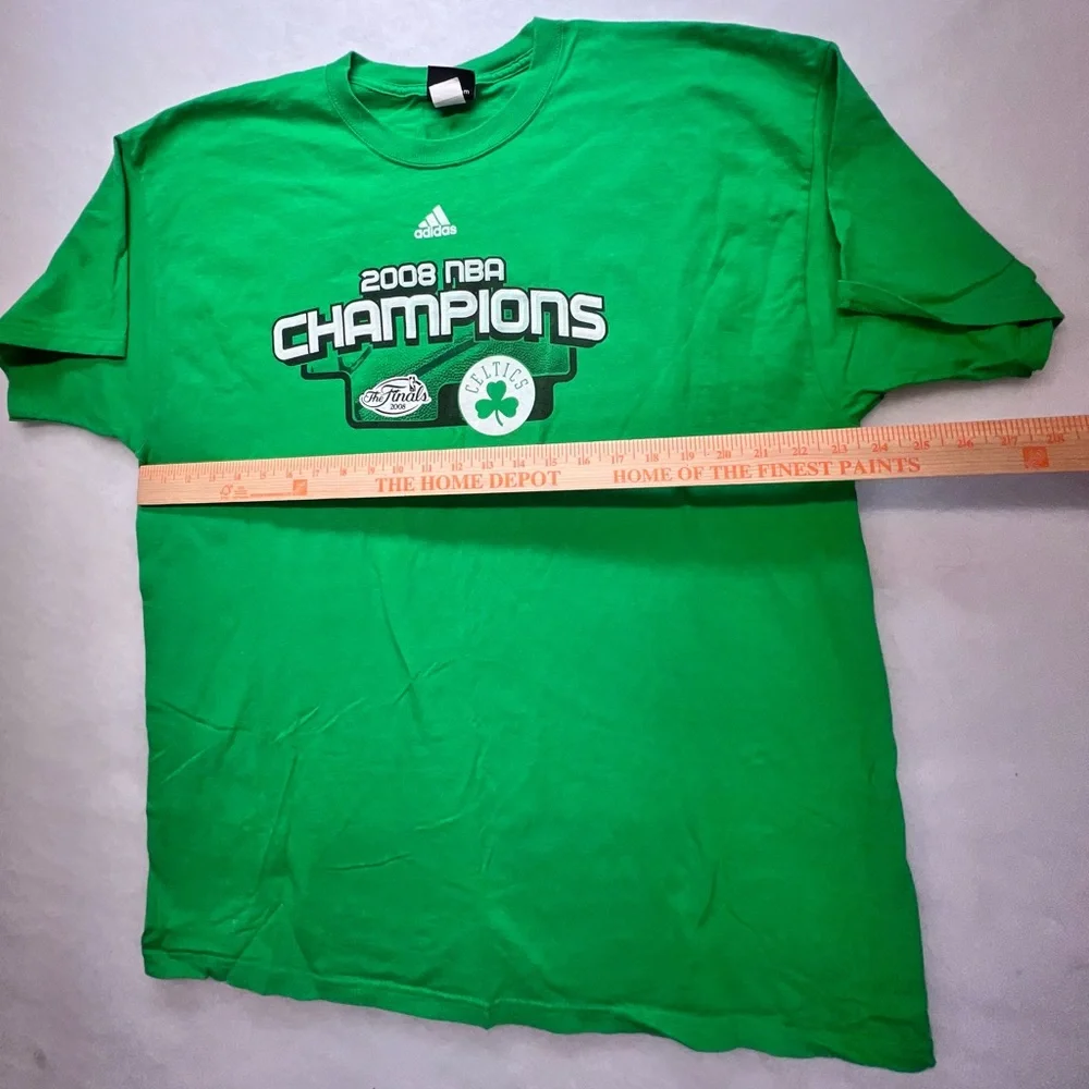 Vintage Adidas Boston Celtics 2008 NBA‎ Champions XL